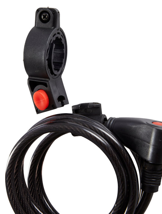 Sykkellås spiralwire 150 cm - Bikezone